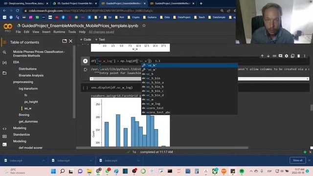 Kaggle Guided Project Mobile Prices Ensemble Methods part 2 смотреть онлайн