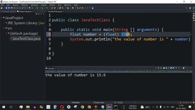 Java Tutorial #3 - Java Variables & Data Types in Java Program смотреть онлайн