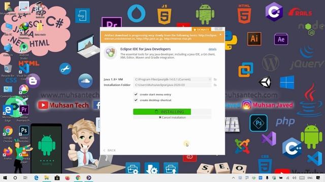 How to setup Eclipse IDE 2020-03 with java 14 Support | windows 10 смотреть онлайн