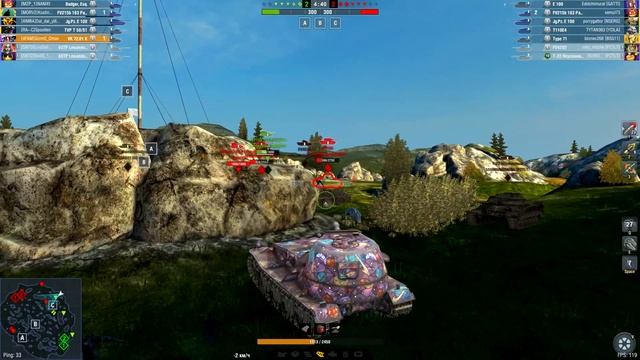 Tanks blitz 10.3 обзор VK 72.01k , Рандом беги))) смотреть онлайн