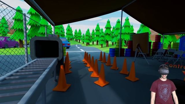 ONE ARMED TSA AGENT SAVES AIRPORT FROM DESTRUCTION IN VR! - TSA Frisky Full Game HTC VIVE Gameplay смотреть онлайн