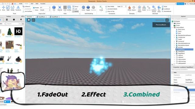 Roblox Studio : How to make DeathEffect смотреть онлайн