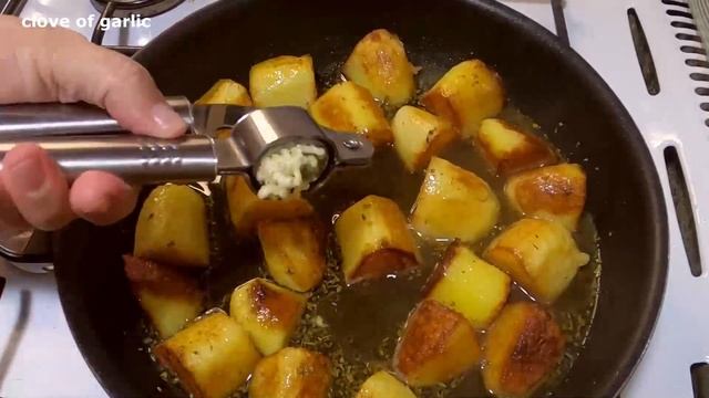 Картошка с лимоном по-гречески на сковородке. смотреть онлайн