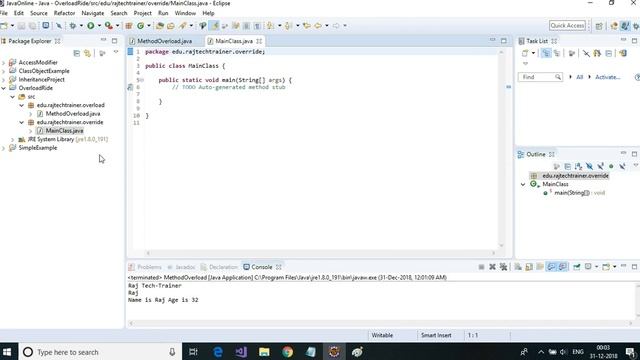 Java for Test Engineers : Method Overloading & Method Overriding - Part15 смотреть онлайн