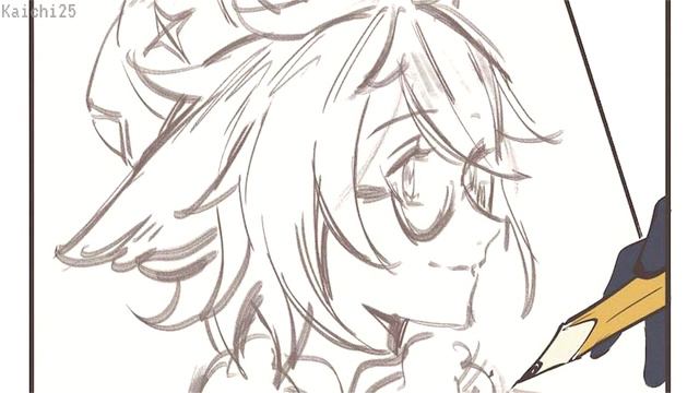 【Genshin Impact Dub Comic】 || 『Albedo's Drawing』 смотреть онлайн