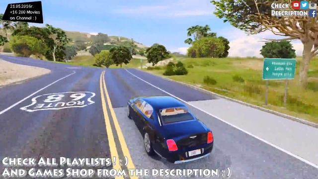 2010 Bentley Continental Flying Spur - GTA V MOD _REVIEW смотреть онлайн