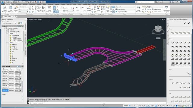 Cable Ladder Modeling and Isometric Output - Plant 3D смотреть онлайн
