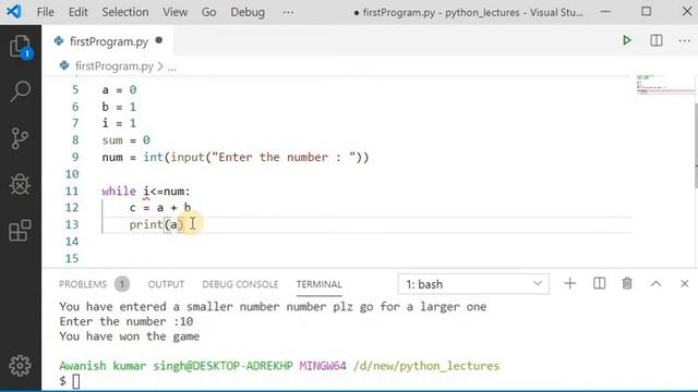 CHAPTER 7 : Fibonacci Series In Python || Lecture 10 || #coder_brains || #83 смотреть онлайн