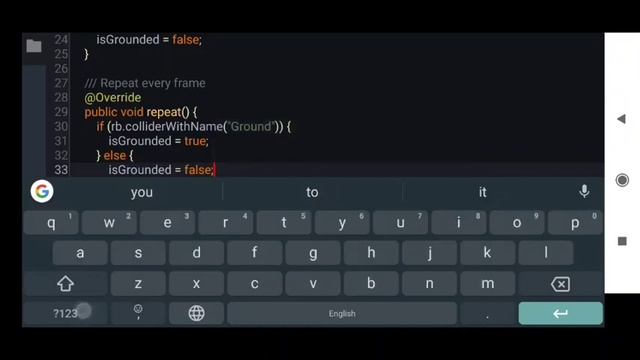 Simple player jump | Android game engine | It's magic engine смотреть онлайн