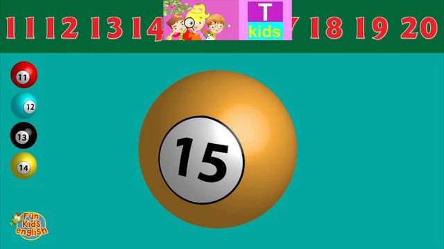 English - Maths - Numbers 11-20 смотреть онлайн