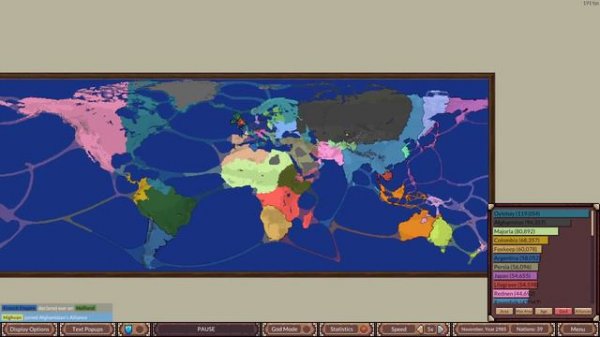 World War 1 Map | Ages of Conflict timelapse