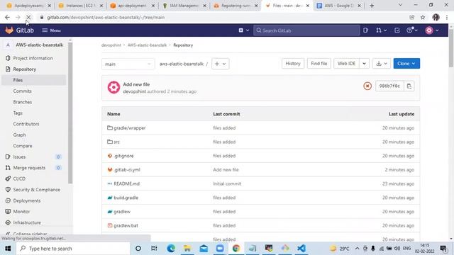 19:How to deploy Java Application to AWS Elastic Beanstalk using the GitLab CI Pipeline | GitLab CI смотреть онлайн