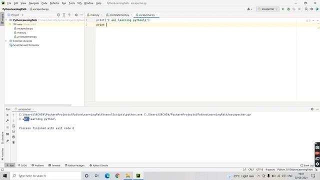 #4 Escape Sequence Characters in Python | Escape Characters in Python | Escape Characters in Hindi смотреть онлайн