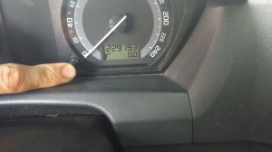 Как сбросить надпись insp Fabia Skoda