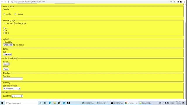 34- input type time in html смотреть онлайн