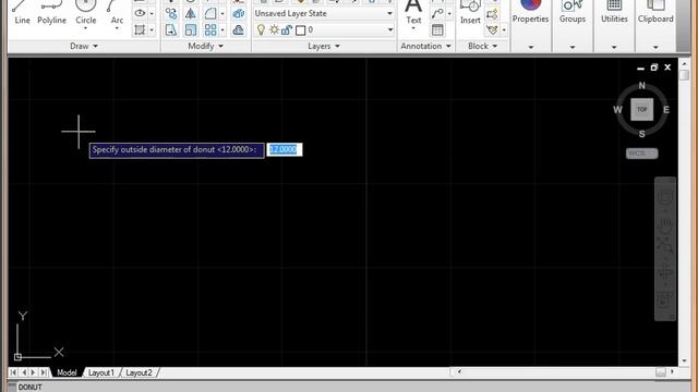 23. How to Use Donut Command in AutoCAD || ATC Design || смотреть онлайн