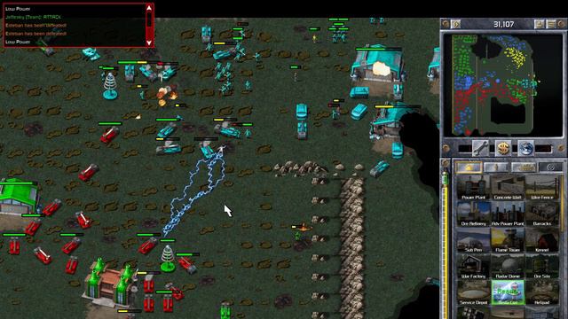 C&C Red Alert multiplayer match. 3 v 3 DESTROYED! смотреть онлайн