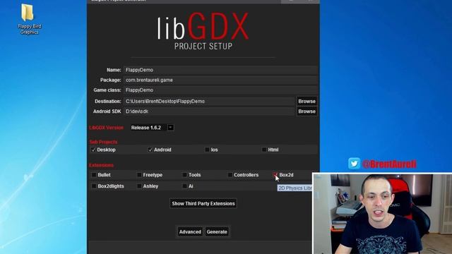 Part 1: LibGDX - How To Make Video Games: Flappy Bird смотреть онлайн