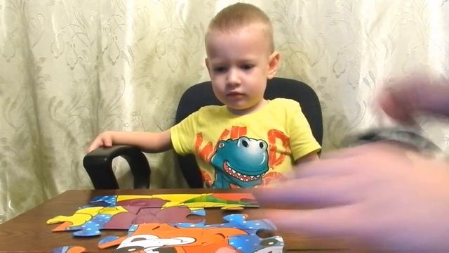Большой пазл, большие элементы, Кот Леопольд смотреть онлайн