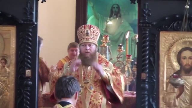 Архиерейская Литургия в день Иоанна Воина смотреть онлайн