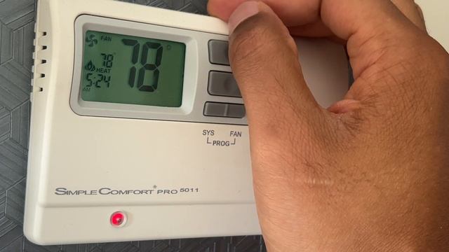 Simple Comfort Pro 5011 Thermostat- How to Use смотреть онлайн