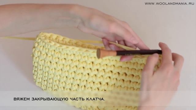 Как связать клатч? Вязаный клатч. Клатч из трикотажной пряжи.