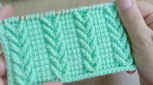 Тунисское вязание крючком узоры - Вяжется на одном дыхании!