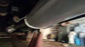 Тойота рав-4 замена глушителя, обработка днища.