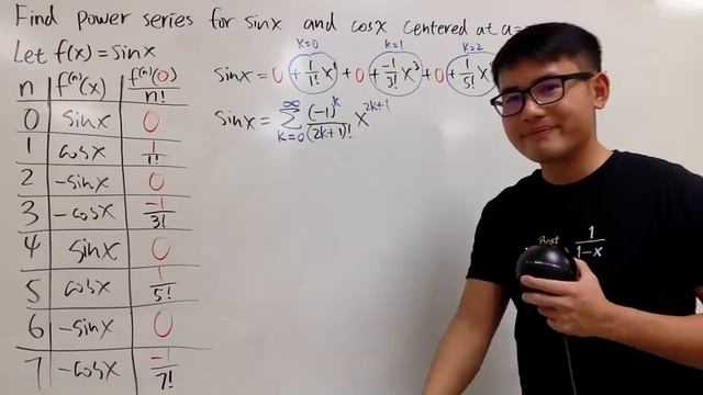 Power series of sin(x) and cos(x) at 0 смотреть онлайн