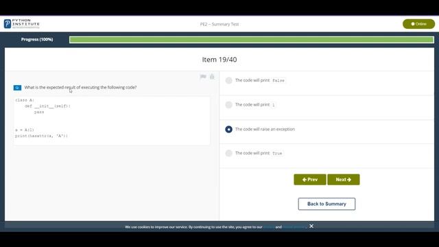 Python Essentials 2||SUMMARY TEST-2 ANSWER|| CISCO ANSWER||PCAP - Programming смотреть онлайн