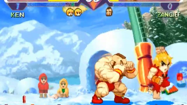 Super Gem Fighter Mini Mix (ARCADE CPS2) 1cc Ken Walkthrough смотреть онлайн