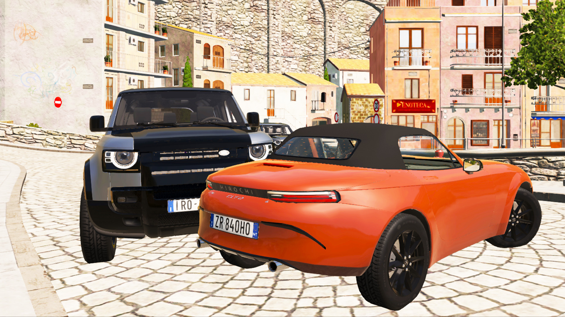 Beamng drive - автомобильная погоня в маленькой Италии 4 | HITGAMEZ