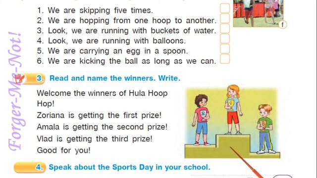Будна 4 НУШ Тема 4 Sports and Health Урок 6 с.43 & Workbook✔ Відеоурок смотреть онлайн