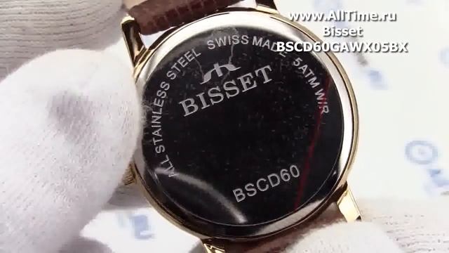 Обзор. Мужские наручные часы Bisset BSCD60GAWX05BX смотреть онлайн