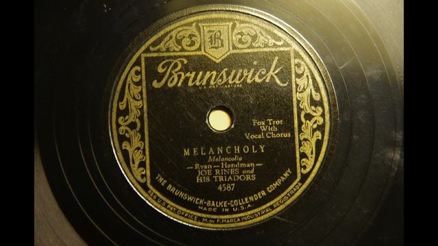 JOE RINES AND HIS TRIADORS [MELANCHOLY] 1929, смотреть онлайн