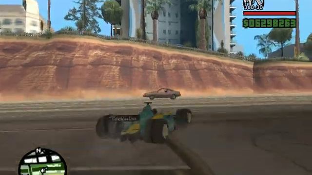 Présentation De ma Voiture de Course sur GTA San Andreas PC. смотреть онлайн