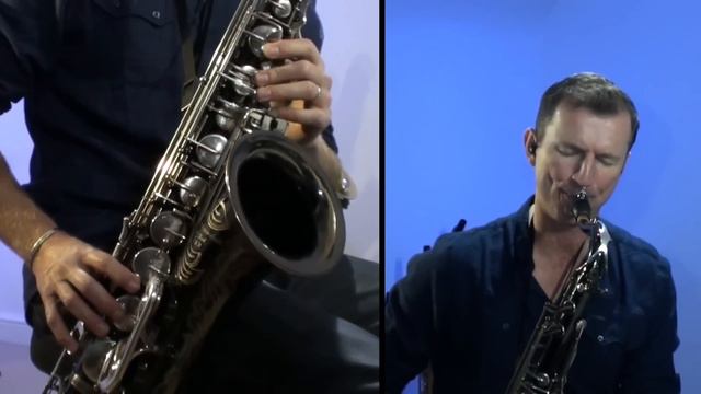 Jazz Saxophone Instrumental : Mercy Mercy Mercy on tenor sax смотреть онлайн