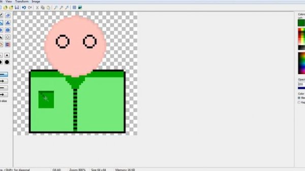 Как рисовать спрайты в Game Maker? [2D Искусство!]