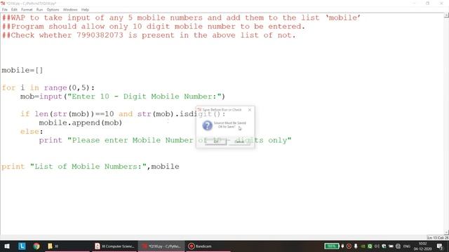 XI Computer Science Chapter 7 Lists in Python Part 24 смотреть онлайн