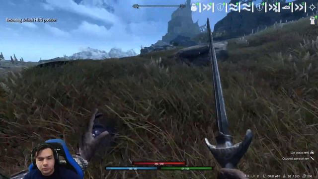 Skyrim RFAB SE X | Рофло-билд мечника через скорость атаки смотреть онлайн