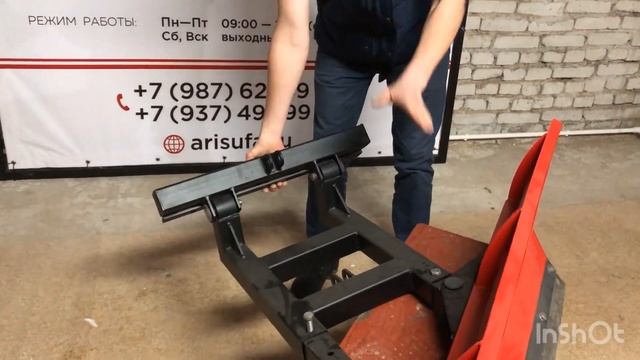 Отвал на мини трактор Скаут и Файтер Гидравлический отвал на минитрактор. смотреть онлайн