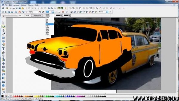 Рисуем визитку. Урок Xara Xtreme