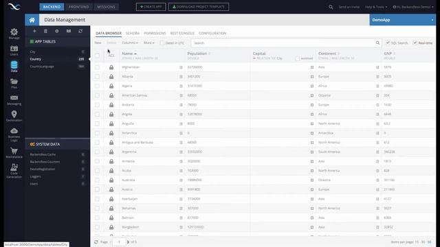 How to delete all objects in a database table using Backendless Console смотреть онлайн