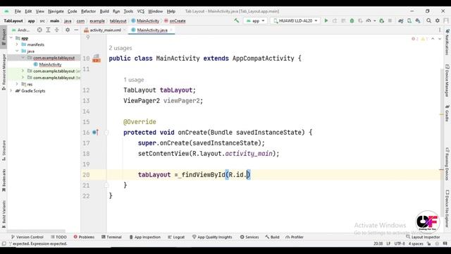 Tablayout with Fragments in Android Studio | Tab Layout in Android Studio Example | Tabs in Android смотреть онлайн