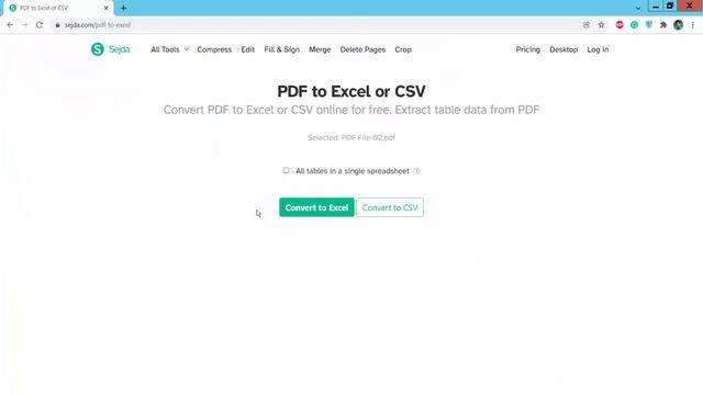 How to convert pdf to excel using sejda online pdf editor смотреть онлайн
