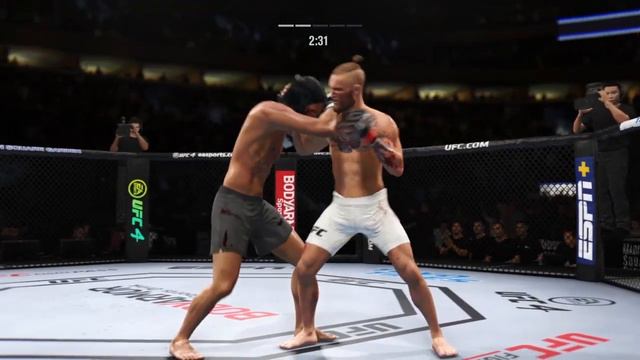 Conor McGregor vs. Mukhtar Gusengadzhiyev | Snake Man (EA sports UFC 4) смотреть онлайн