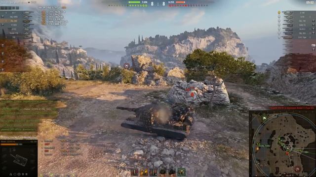 Object 268 - The Hunter on the Hill in the Mines - World of Tanks смотреть онлайн