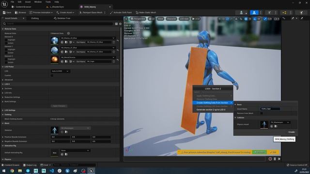 Cloth Setup in Unreal Engine 5 Tutorial! смотреть онлайн