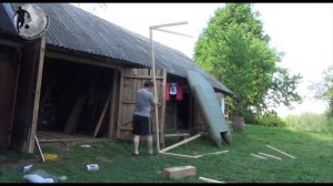 Футбольные ворота своими руками. Дачный футбол.