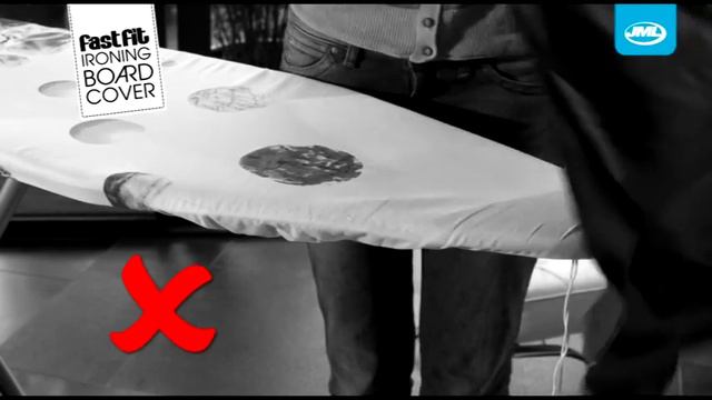 JML Fast Fit Elasticated Ironing Board Cover Easy Fit Non Slip Washable Cotton смотреть онлайн